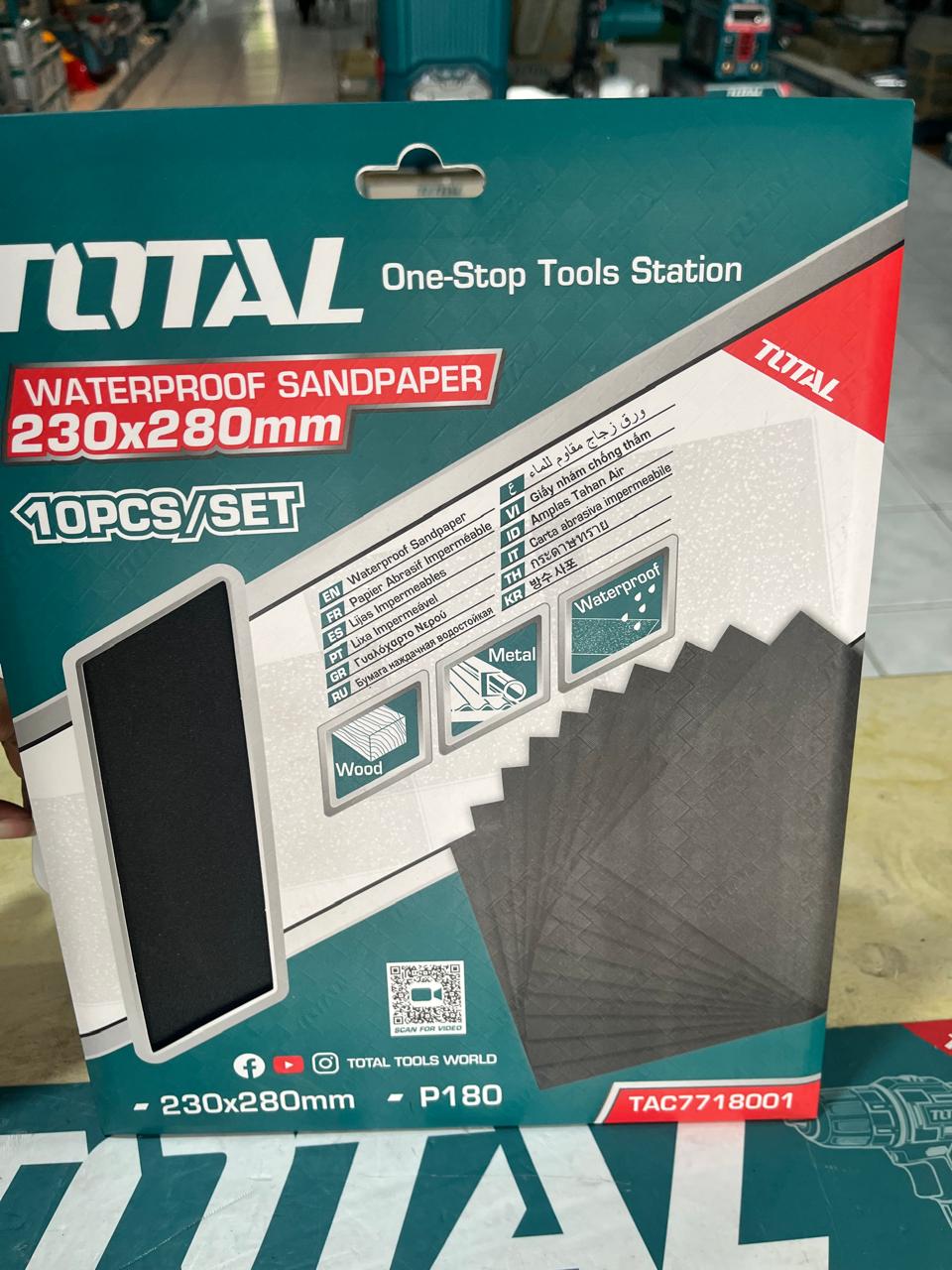 LIJA IMPERMEABLE P180 TAC77118001